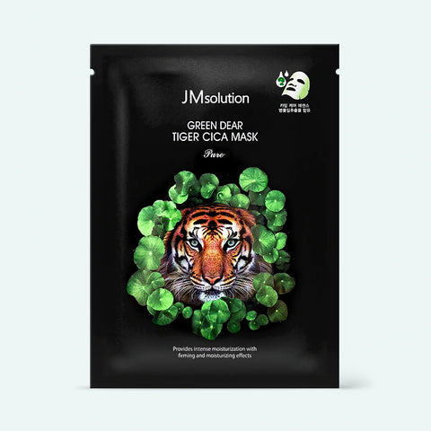 [JM SOLUTION] Green Dear Tiger Cica Mask 1PC