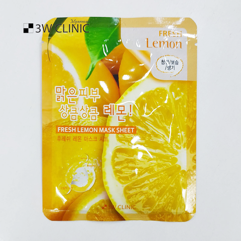 [3W CLINIC] Fresh Mask Sheet- Lemon